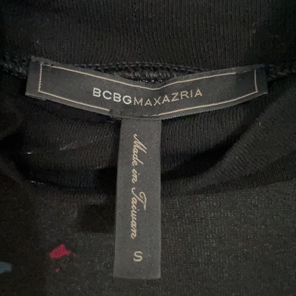 BCBG MaxAzaria black/floral dress - Picture 4 of 7